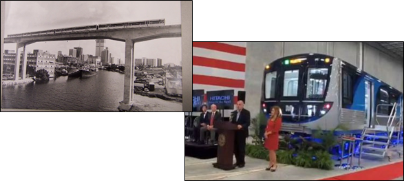 Metro Rail then and now